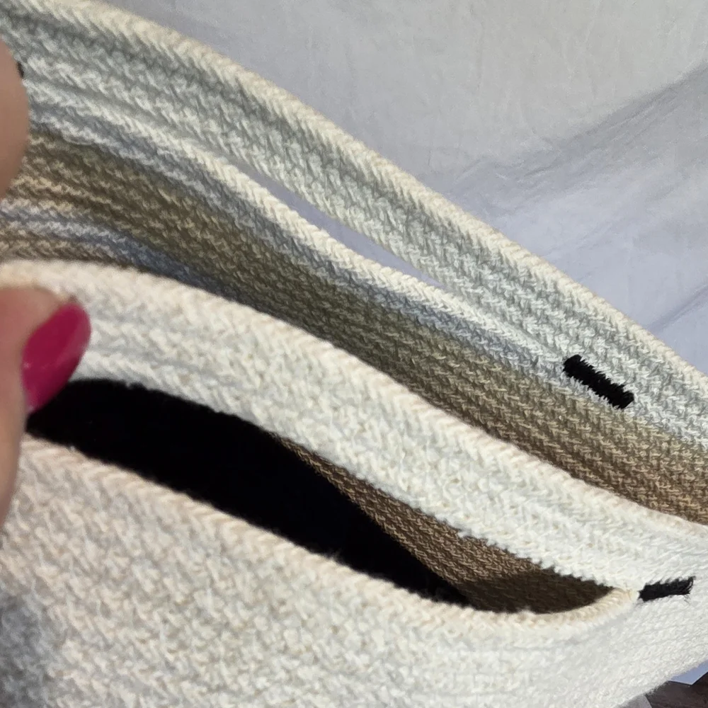 *NWT* Mia Melange Woven Storage Basket